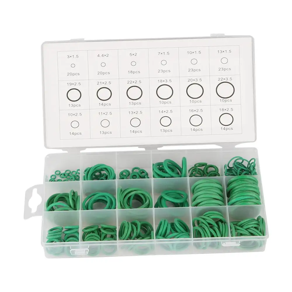 Verde O-Ring Sortiment Kit Șaibă de a Garniturii O Inele 18 Dimensiuni Diferite, cu Cutie de Plastic NBR Cauciuc Inele de Etanșare cumpara alte \ The-a-team.ro