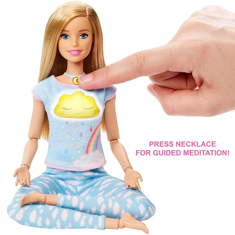 Elemental George Stevenson Less than Jocuri Barbie originale de Brand În 2020, cele mai Noi Yoga Păpușă Jucărie  Respira cu Mine Meditație Printesa Blone Fată Drăguță Pentru Cadoul de Ziua  GMJ72 cumpara / Papusi & Accesorii \